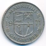 Mauritius, 1 rupee, 1971