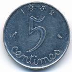France, 5 сентим (1962 г.)