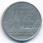 Thailand, 1 baht, 2002