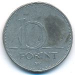 Hungary, 10 forint, 2001