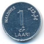 Maldive Islands, 1 laari, 2002