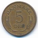 Denmark, 5 ore, 1967