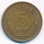 Denmark, 5 ore, 1966