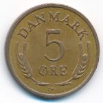 Denmark, 5 ore, 1966