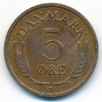 Denmark, 5 ore, 1968