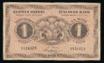 Finland, 1 марка, 1918