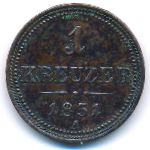 Австрия, 1 крейцер (1851 г.)