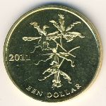 Остров Бонайре, 1 доллар (2011 г.)