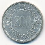 Финляндия, 200 марок (1956 г.)