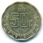 Мексика, 50 сентаво (2004 г.)