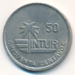 Cuba, 50 centavos, 1989