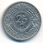 Antilles, 25 cents, 1998