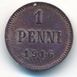 Финляндия, 1 пенни (1916 г.)