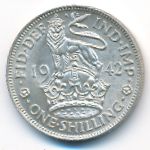 Великобритания, 1 шиллинг (1942 г.)