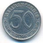 Nazi Germany, 50 reichspfennig, 1939