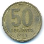 Аргентина, 50 сентаво (1994 г.)