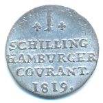 Гамбург, 1 шиллинг (1819 г.)