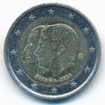 Spain, 2 euro, 2014