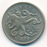 Tuvalu, 50 cents, 1976