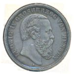 Hesse-Darmstadt, 5 марок, 1874
