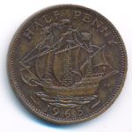Great Britain, 1/2 penny, 1965