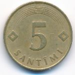 Латвия, 5 сантим (1992 г.)