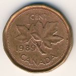 Канада, 1 цент (1982–1989 г.)