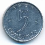 France, 5 сентим (1963 г.)