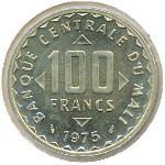 Мали, 100 франков (1975 г.)