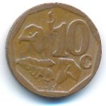 South Africa, 10 cents, 2012
