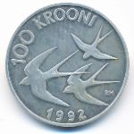 Эстония, 100 крон (1992 г.)