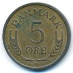 Denmark, 5 ore, 1970