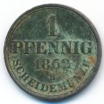 Hannover, 1 pfennig, 1862