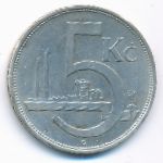 Чехословакия, 5 крон (1928 г.)