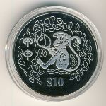 Singapore, 10 dollars, 2004