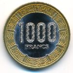 Equatorial Guinea, 1000 франков, 2020
