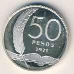 Uruguay, 50 pesos, 1971