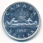Canada, 1 доллар (1962 г.)