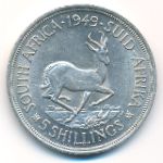 South Africa, 5 шиллингов (1949 г.)