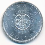 Canada, 1 доллар (1964 г.)