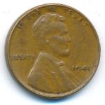 США, 1 цент (1941 г.)