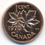 Канада, 1 цент (1973 г.)