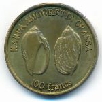 Wallis and Futuna., 100 франков (2011 г.)