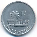Cuba, 10 сентаво (1989 г.)