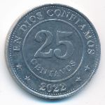 Никарагуа, 25 сентаво (2022 г.)