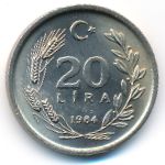 Turkey, 20 лир (1984 г.)