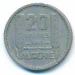 Algeria, 20 франков (1949 г.)