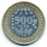 Западная Африка, 500 франков (2005 г.)