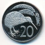 Новая Зеландия, 20 центов (1974 г.)