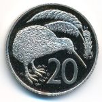 Новая Зеландия, 20 центов (1980 г.)